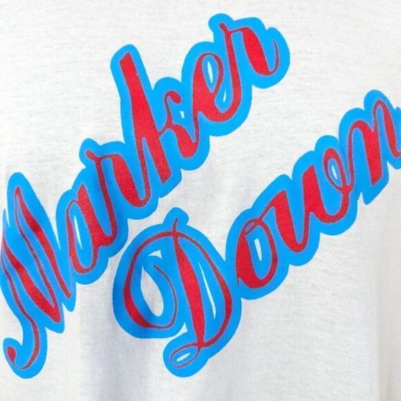 Vintage Marker Down Bar T Shirt Mens Size Medium 80s Las Vegas Made In USA - Picture 2 of 6